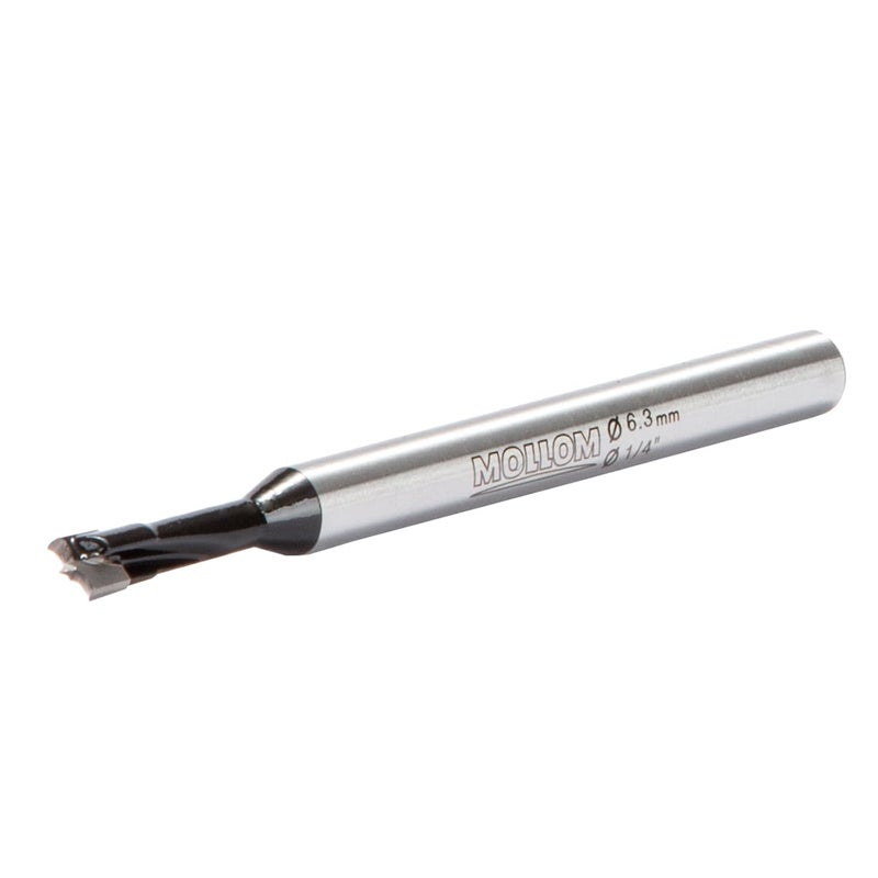 Mollom 1/4" (6.3mm) Forstner Drill Bit for Precise Woodworking with Durable YG8 Carbide Thickness of 1.6mm,This Hinge Cutter Tool is Ideal for Hard Wood, Plastic, Plywood - Image 1
